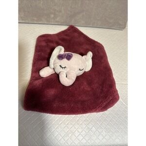 Baby Gear Elephant Baby Pink Lovey Plush Lovie Stuffed‎ Animal Security Blanket